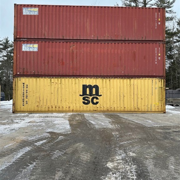 Used 40' High Cube Containers